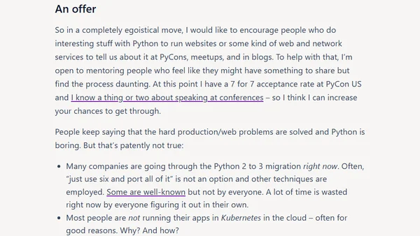 Python in Production