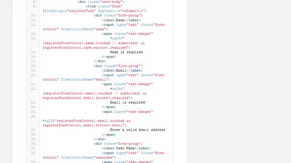 Reactive Form Validation In Angular