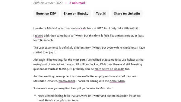 Have you moved from Twitter to Mastodon for social media?