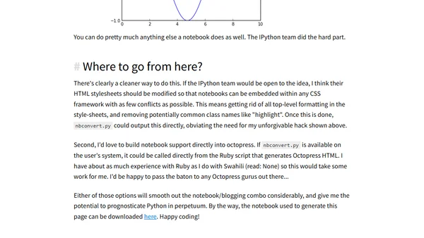 Blogging with IPython in Octopress