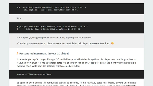 Accéder à distance à un vieux HP ProLiant MicroServer en 2022 : quelle galère !
