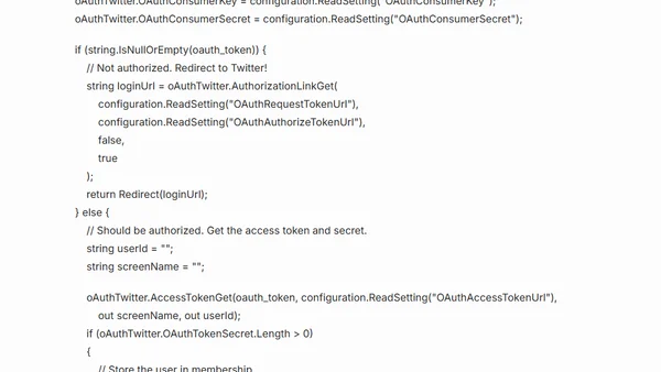 How we built TwitterMatic.net - Part 4: Authentication and membership