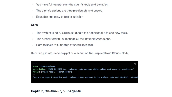 The Rise of Subagents