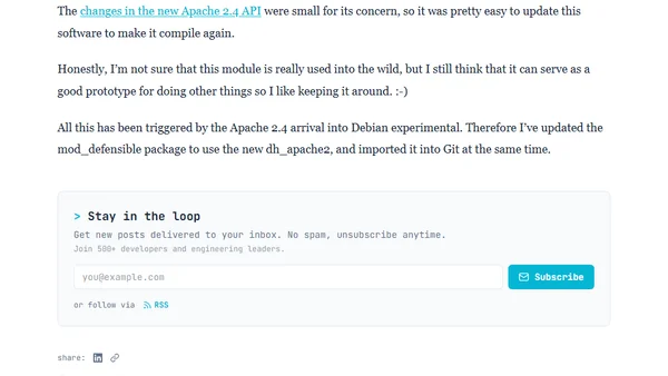 mod_defensible 1.5 released