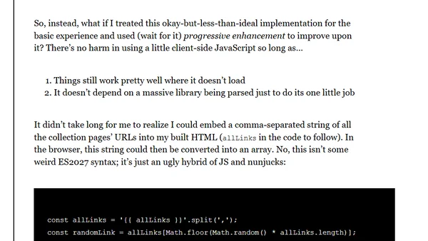 The Random Link In The Age Of Static Sites