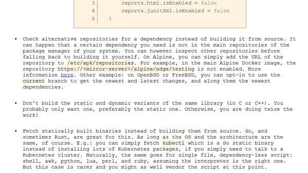 Adventures in CI land, or how to speed up your CI
