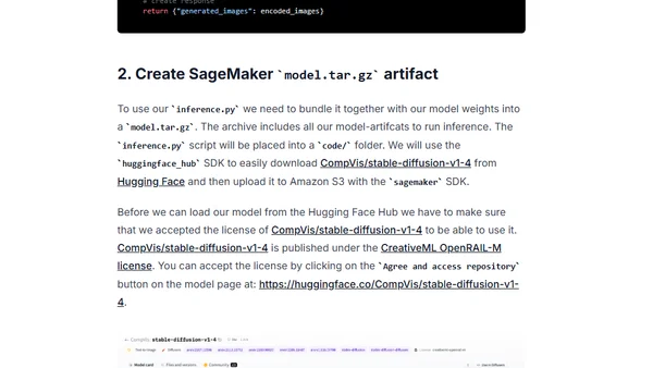 Stable Diffusion on Amazon SageMaker