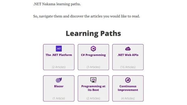 .NET Nakama Learning Paths