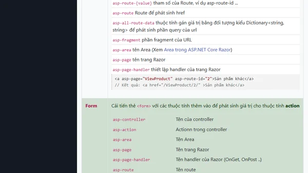 (ASP.NET Razor) Một số TagHelper xây dựng TagHelper riêng