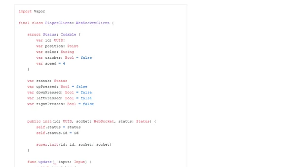 Websockets for beginners using Vapor 4 and Vanilla JavaScript