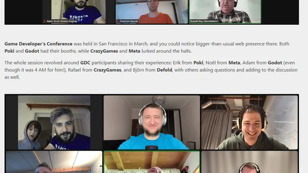 W3C Games CG April 2024: GDC