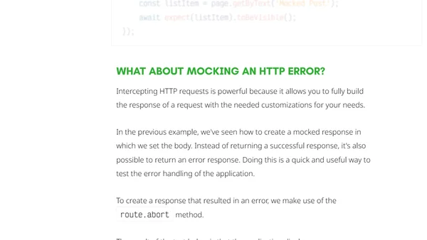 Intercepting HTTP Requests with Playwright