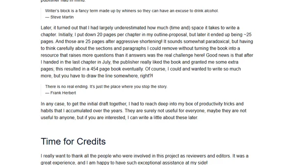 Writing 'Python Machine Learning'