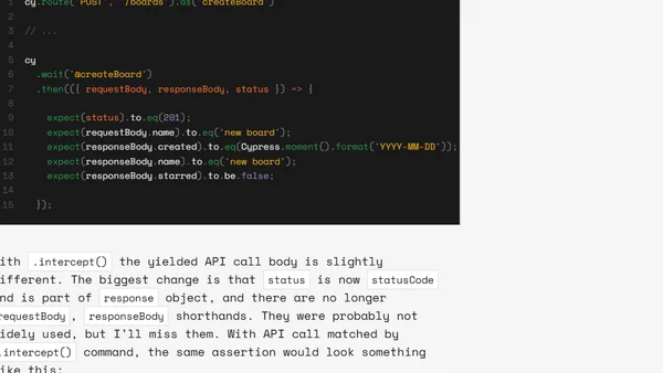 Migrating .route() to .intercept() in Cypress