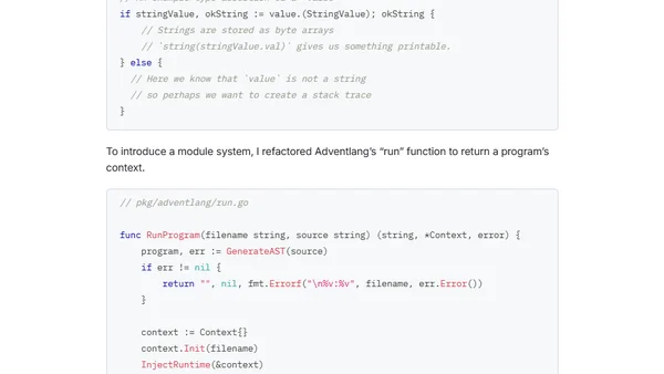 Designing a Programming Language for Advent of Code