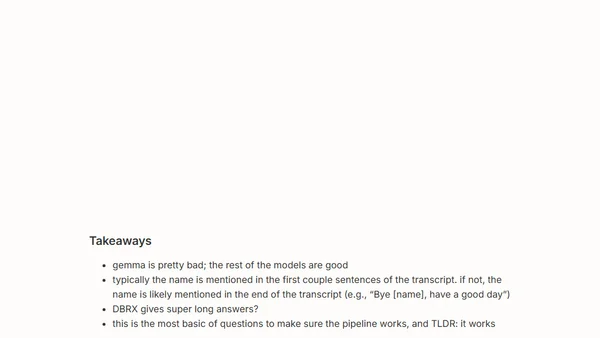 Comparing LLMs on "Real-World" Retrieval