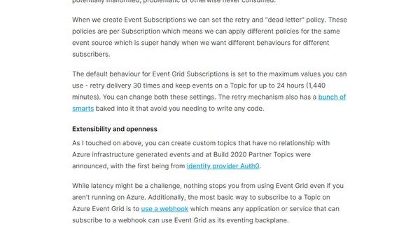 Building manageable, loosely-coupled serverless solutions with Azure Event Grid