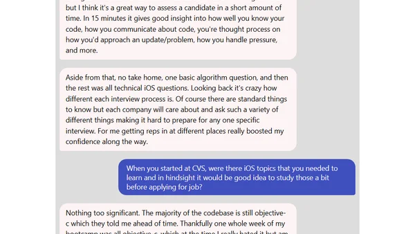 iOS Chat with Dave Jacobsen