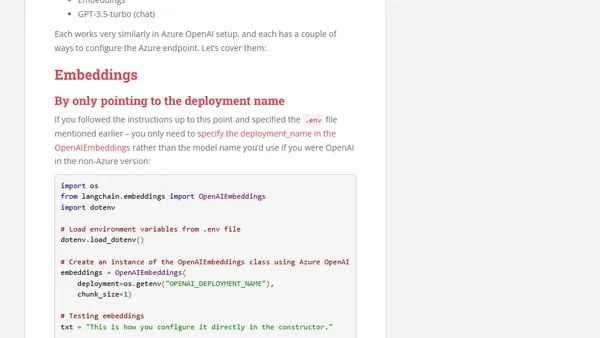 How to configure LangChain to use Azure OpenAI in Python
