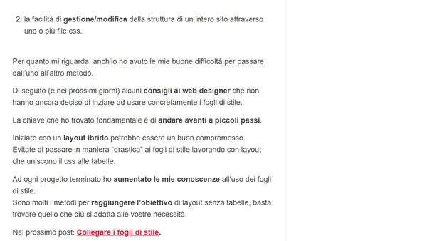 6 suggerimenti per apprendere e ottimizzare l’uso dei css