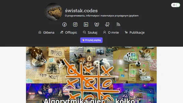 Algorytmika gier — kółko i krzyżyk