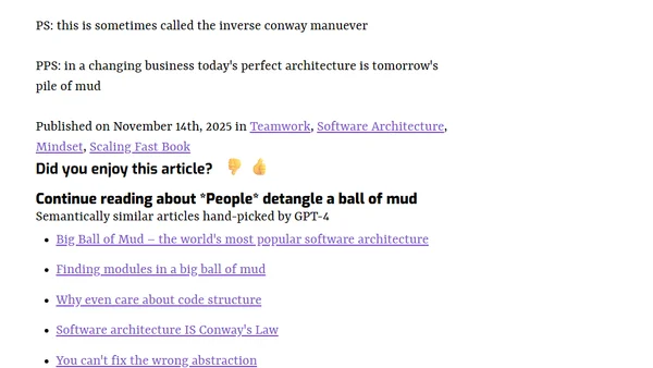 *People* detangle a ball of mud