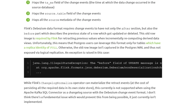 A Deep Dive Into Ingesting Debezium Events From Kafka With Flink SQL