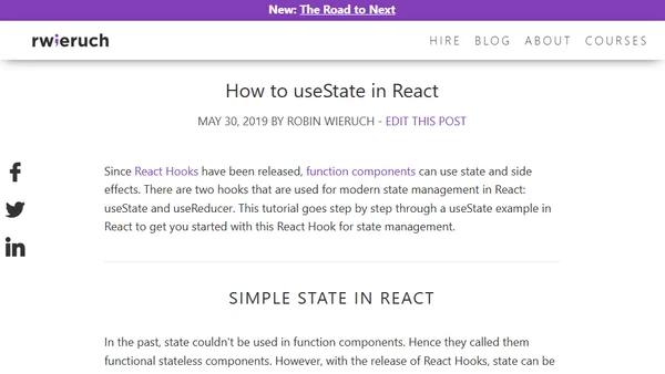 How to useState in React