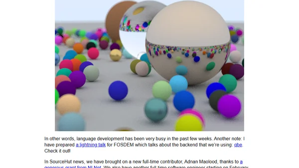 Status update, January 2022