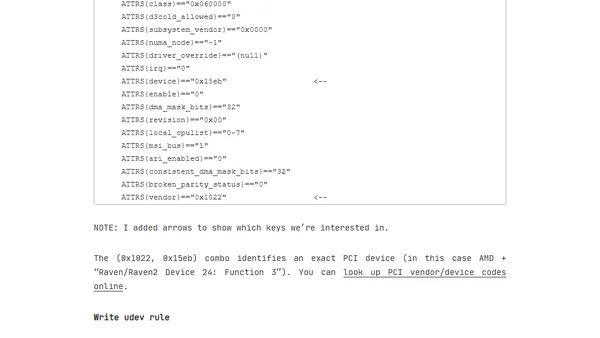 Stable device path for Linux hwmon interfaces