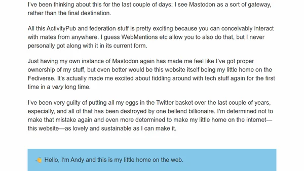 Mastodon is a gateway