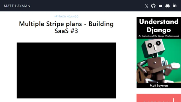 Multiple Stripe plans - Building SaaS #3
