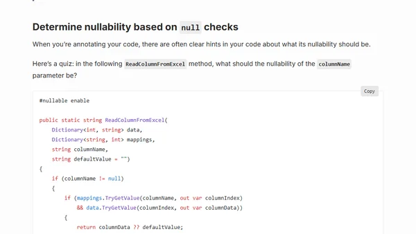 Techniques and tools to update your C# project - Migrating to nullable reference types - Part 4