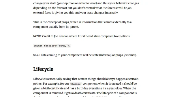 React in Concept - The Terms and Idea