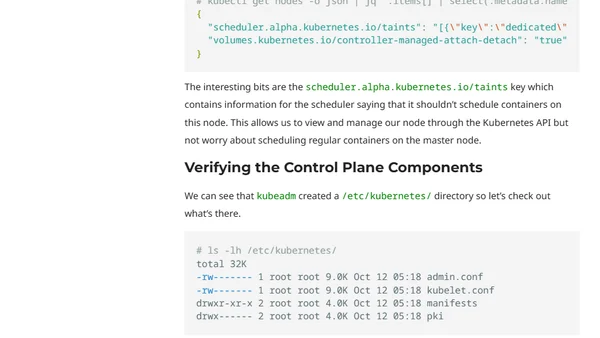 How kubeadm Initializes Your Kubernetes Master