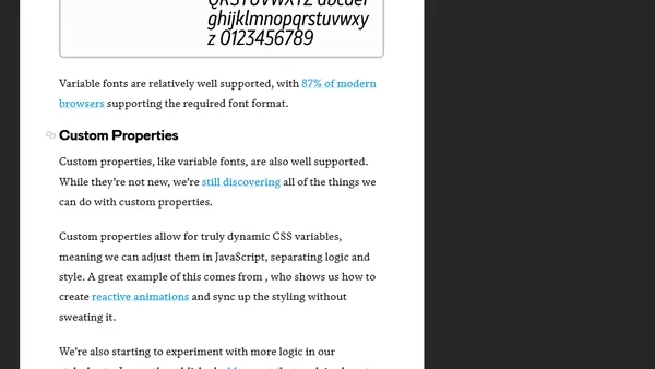The Web in 2020: On Extensibility and Interoperability