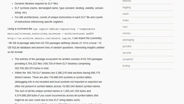 Bulk Analyze Linux Packages with Linux Package Analyzer