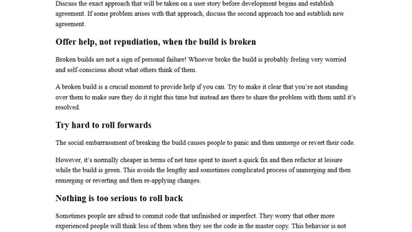 Not wasting time with version control