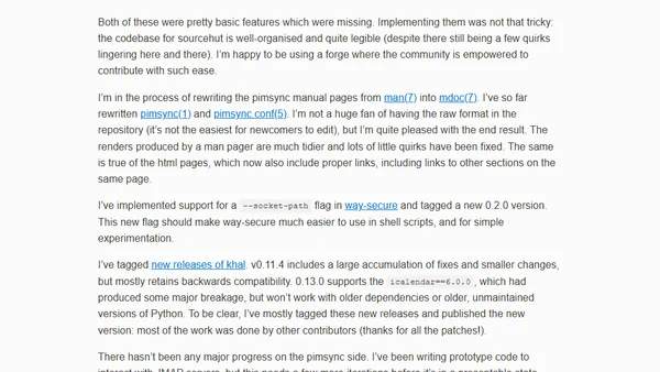 Status update 2025-04