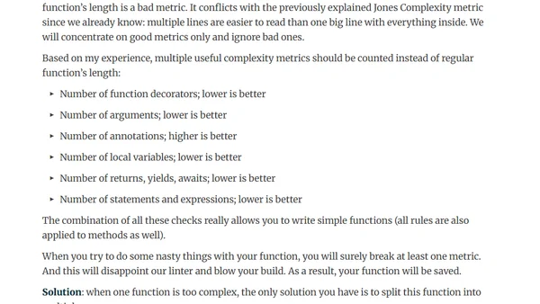 Complexity Waterfall