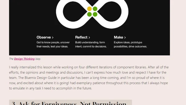 Lessons Learned at IBM Design