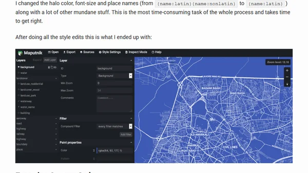 Creating Offline Custom Style Maps With tileserver-gl