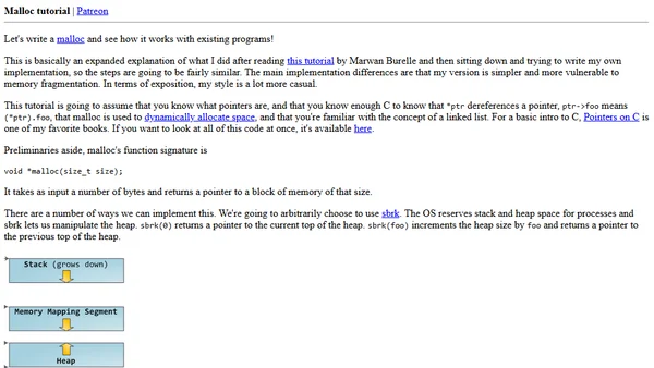 Malloc tutorial