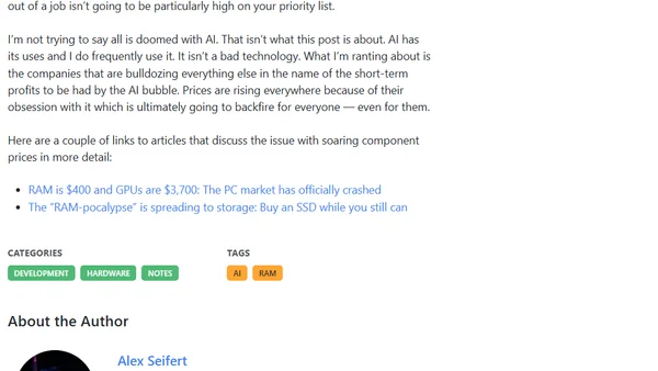 Thoughts About the State of the Tech Industry