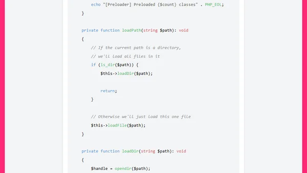 Preloading in PHP 7.4