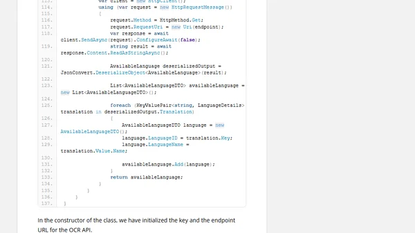 Optical Character Reader Using Angular And Azure Computer Vision