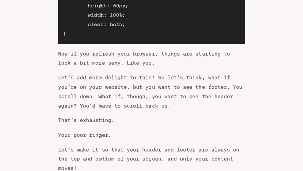 HTML+CSS Tutorial, Part 2