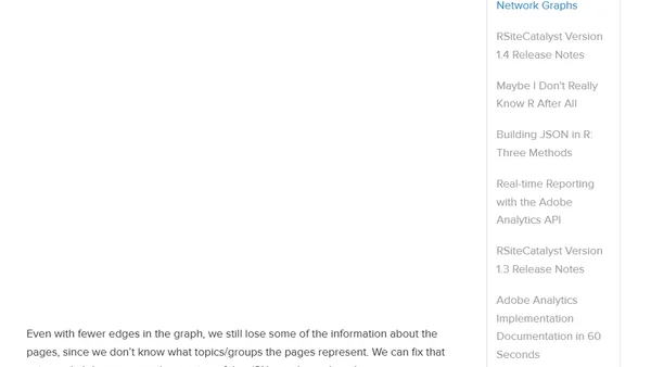 Visualizing Website Structure With Network Graphs