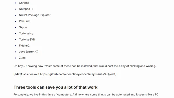 Repaving your PC: the easier way
